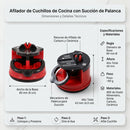 Afilador de Cuchillos con Ventosa – Como Nuevo en Segundos