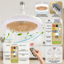Lámpara Ventilador 2 en 1 con Control Remoto