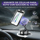 Soporte Magnético 360° para Celular con Ventosa Súper Firme