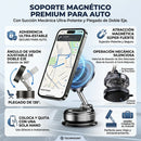 Soporte Magnético 360° para Celular con Ventosa Súper Firme